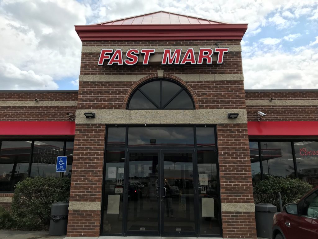 The facade of Fast Mart in Lincoln.