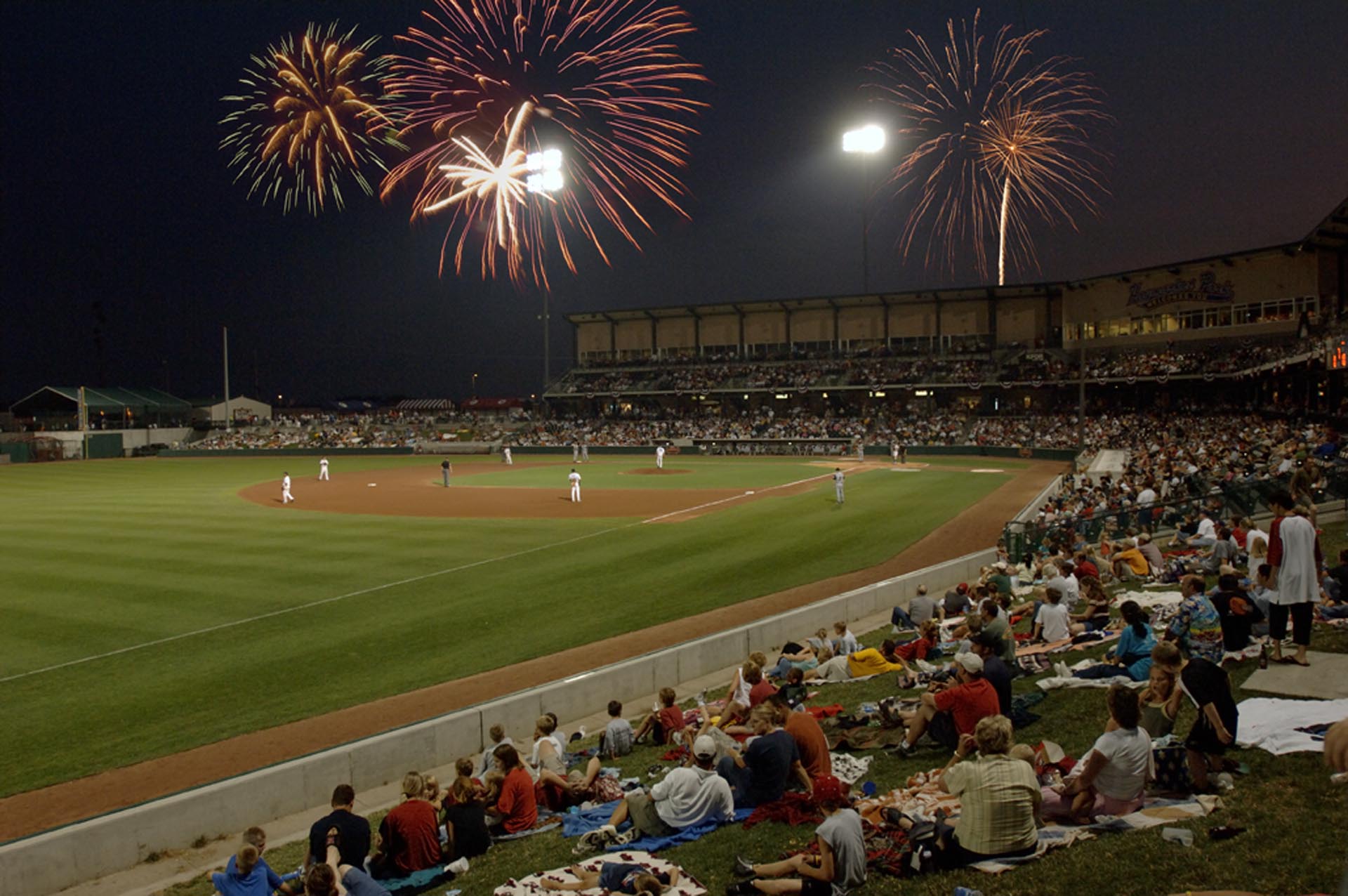 Fireworks at Haymarket Park. Photo: visitnebraska.com