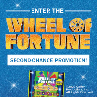 Enter the Wheel of Fortune Second-Chance Promotion!