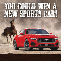 You could win a new sports car!