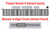 Ticket Serial example