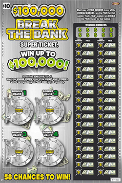 $100,000 Break The Bank Super Ticket