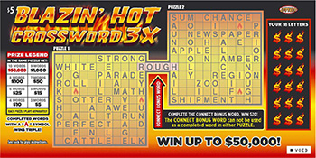 Blazin' Hot Crossword 3x