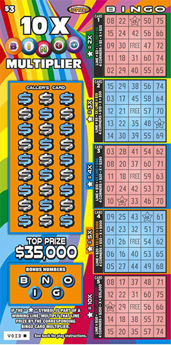 10X Bingo Multiplier ticket