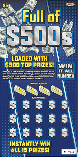 Full of $500s