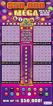 $50,000 Mega Bingo
