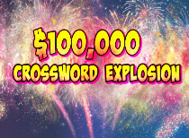 $100,000 Crossword Explosion details.