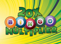 20X Bingo Multiplier details.