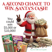 A second chance to win Santa's Cash!