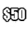 "$50"
