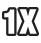 1X "1X"
