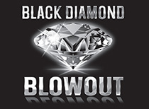 BLACK DIAMOND BLOWOUT scratch-off ticket