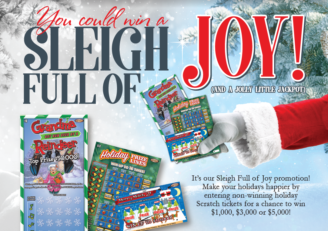 You could win a sleigh full of joy!