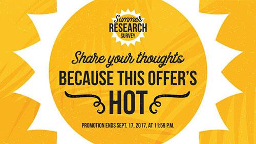 Share your thoughts because this offer's hot
