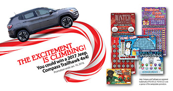 The Excitement is Climbing! You could win a 2017 Jeep Compass Trailhawk 4x4!