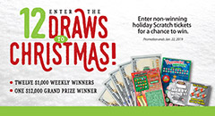 Enter the 12 Draws to Christmas!