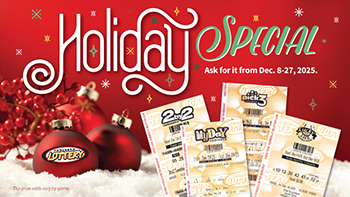 Holiday Special. Ask for it from Dec. 8-27, 2025.