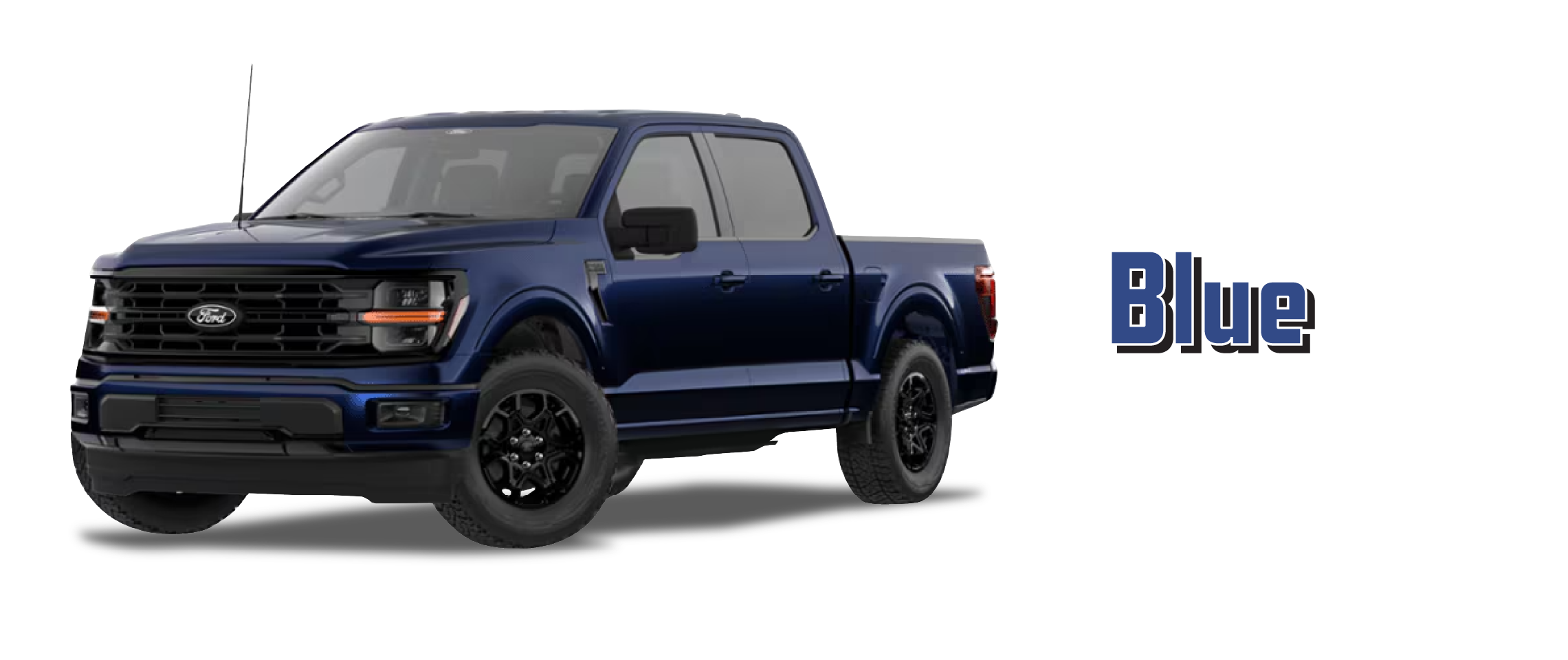 Blue Ford F-150